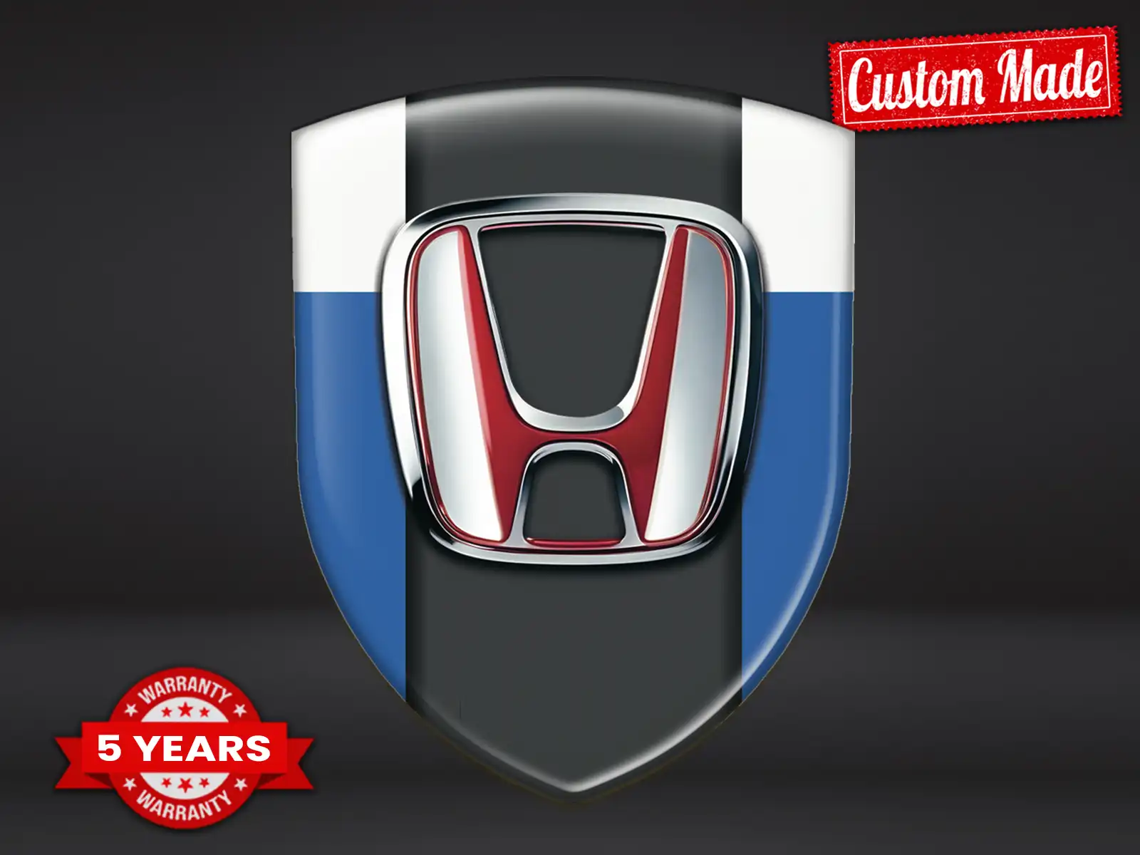 Honda Stickers Silicone Auto Pro Max Durable Design Stylé